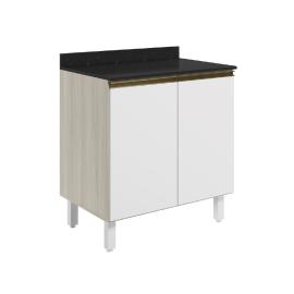 BAJO MESADA 080 2 PTAS. S/TAPA BL TOK/BLANCO