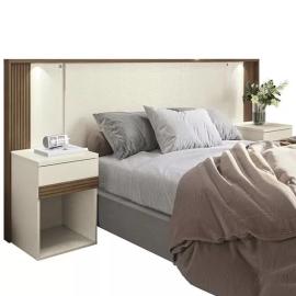 CABECERA BOURBON  C/CAJONES 2PL.ARENA/JATOBA