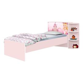 CAMA AUX. ROSA  PRINCESA PARA COLCHON  88X188