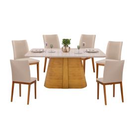 COMEDOR RYZE 6 SILLAS 33636.0628 MESA 33635.254
