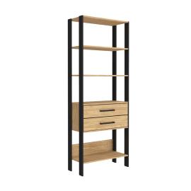 ESTANTERIA 2 CAJONES NG/MIEL (2B)