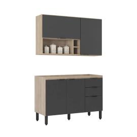 Juego de cocina modulada aereo y bajo mesada mdp 