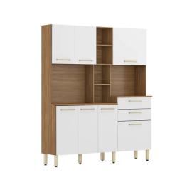 KIT DE COCINA ENCANTO 7P 2 C.- ALMENDRA/BL(2b)