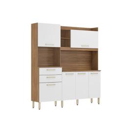 KIT DE COCINA SELECT 6P 2C.-ALMENDRA/BLANCO(2B)
