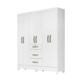 ROPERO ITATIBA 6 P 3 CAJ. BLANCO